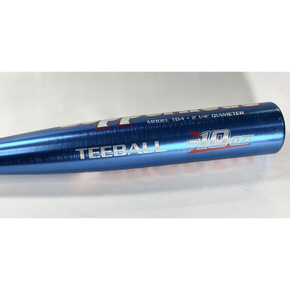 Worth Copperhead Blue Teeball Bat Model TB4 26 inch 16 oz 2 1/4" Diameter Bat - Picture 5 of 14